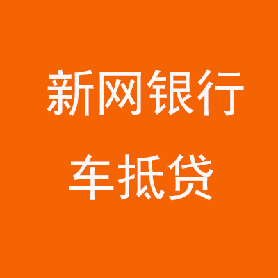 普安新网银行车抵贷